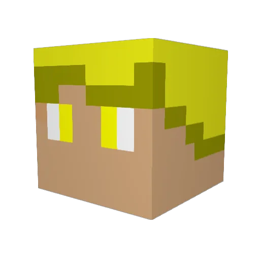 ninja_lord10 Minecraft avatar head, 3D render