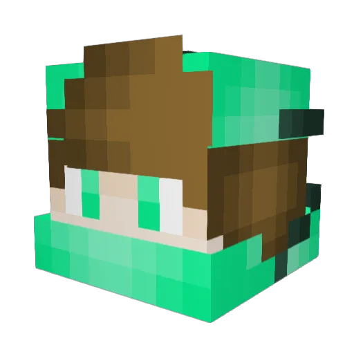 ninja_pro57 Minecraft avatar head, 3D render