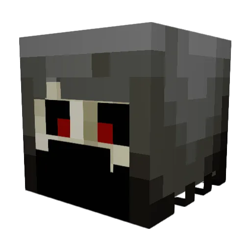 ninja_squrrl Minecraft avatar head, 3D render