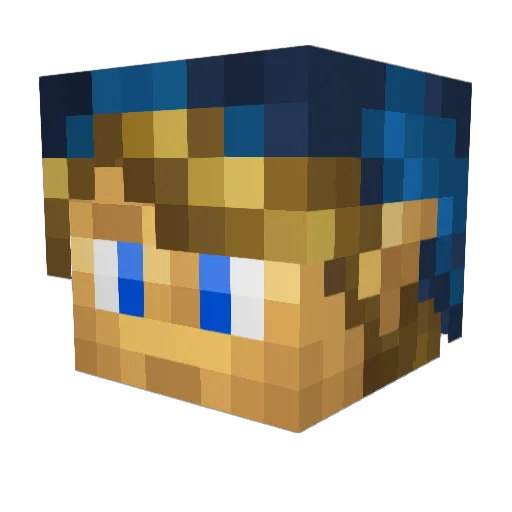 ninjaboy852 Minecraft avatar head, 3D render
