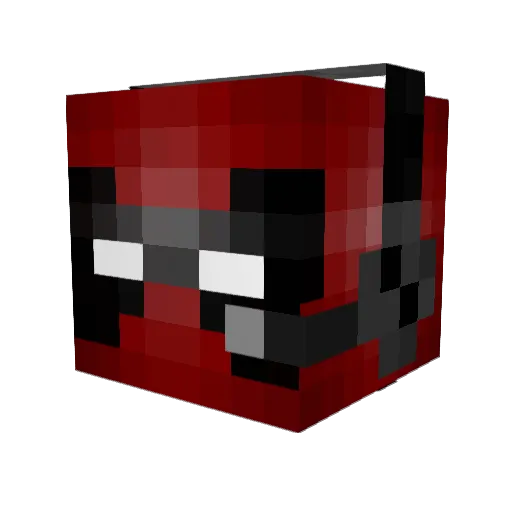 ninjack321 Minecraft avatar head, 3D render