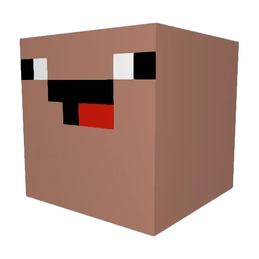 ninjacookie01 Minecraft avatar head, 3D render