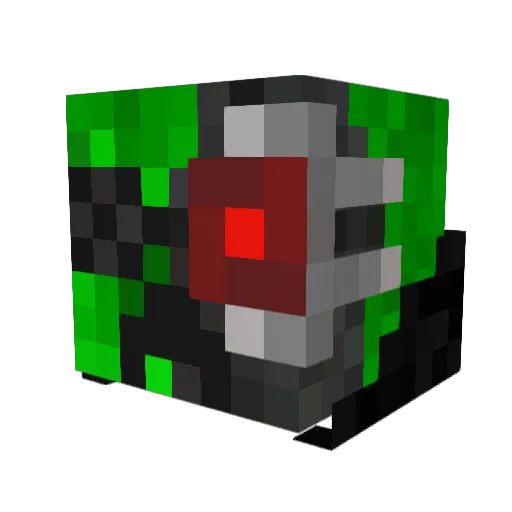 ninjacreeper4 Minecraft avatar head, 3D render