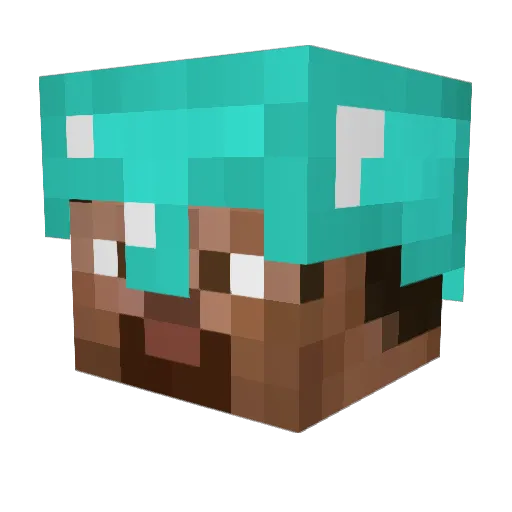 ninjadude1 Minecraft avatar head, 3D render