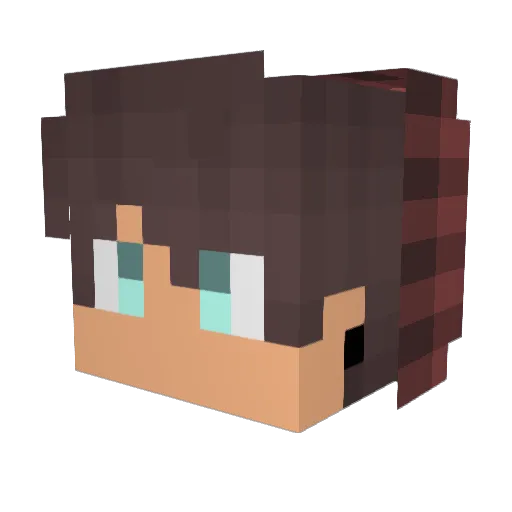 ninjafire2986 Minecraft avatar head, 3D render