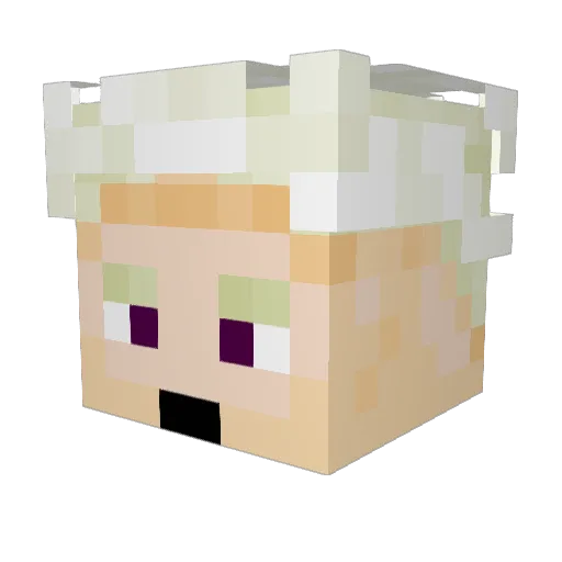 ninjago2598 Minecraft avatar head, 3D render