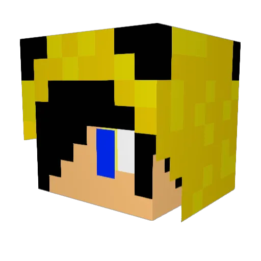 ninjagoman2002 Minecraft avatar head, 3D render