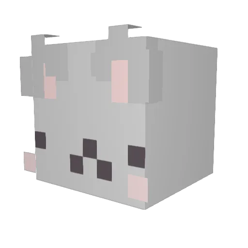 ninjajaco Minecraft avatar head, 3D render
