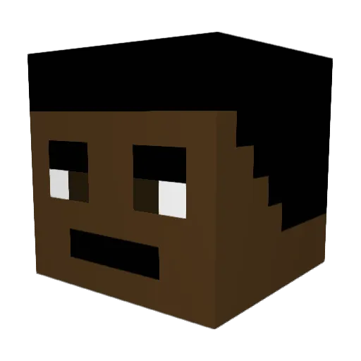 ninjajacob1007 Minecraft avatar head, 3D render