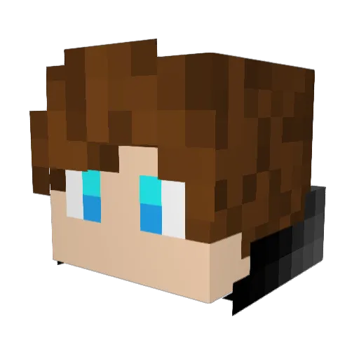 ninjajames44 Minecraft avatar head, 3D render