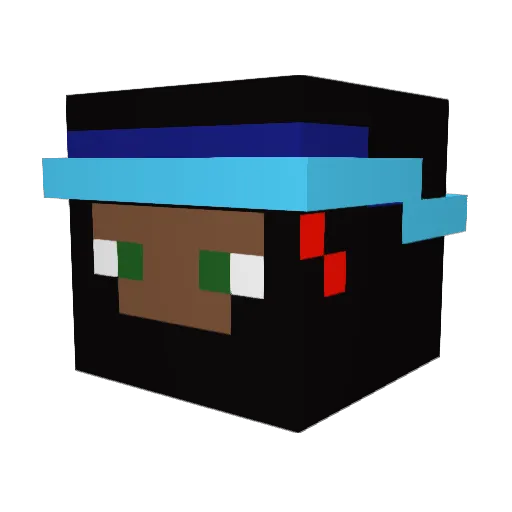 ninjak2501 Minecraft avatar head, 3D render