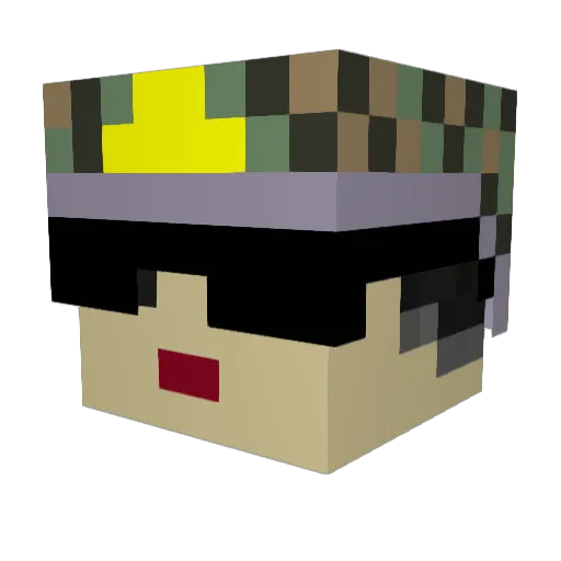 ninjakiller147 Minecraft avatar head, 3D render