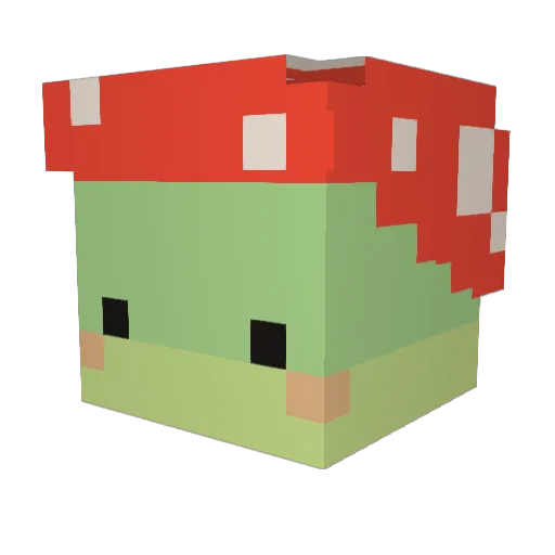 ninjakiwi1234 Minecraft avatar head, 3D render