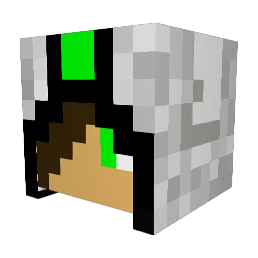 ninjaliam04 Minecraft avatar head, 3D render