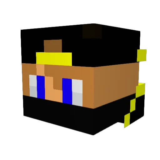 ninjaman237 Minecraft avatar head, 3D render