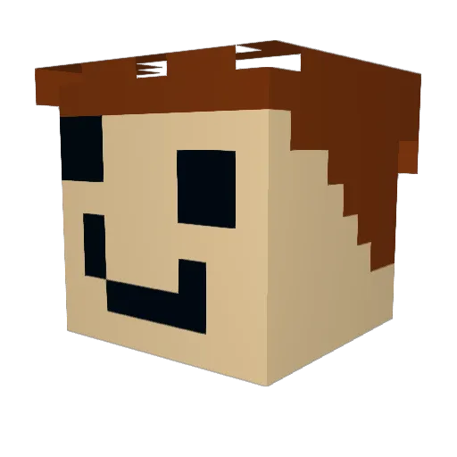 ninjanerd597 Minecraft avatar head, 3D render
