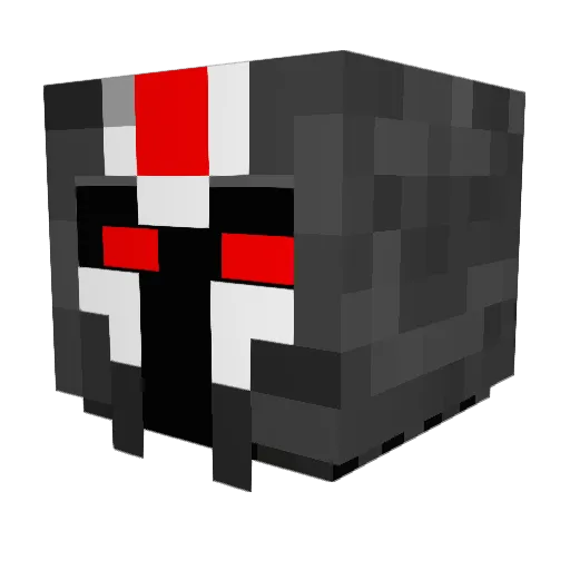 ninjaninjasam Minecraft avatar head, 3D render
