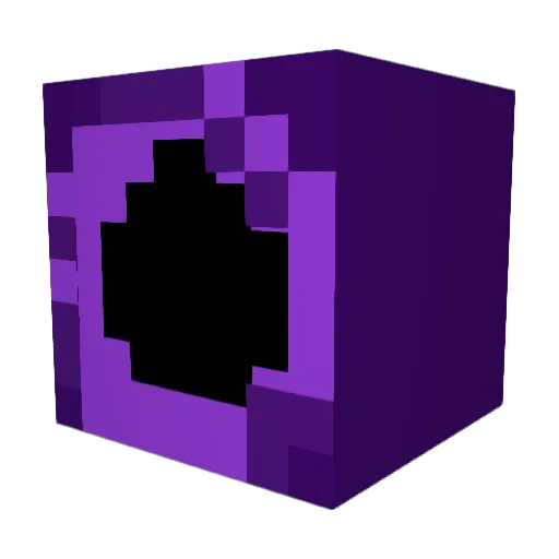 ninjaraqw Minecraft avatar head, 3D render