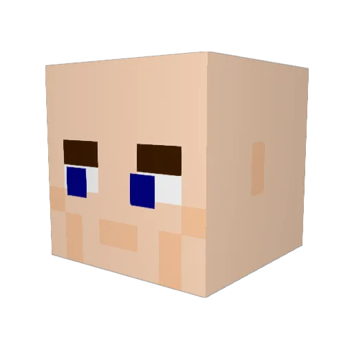 ninjaslayerAJ Minecraft avatar head, 3D render