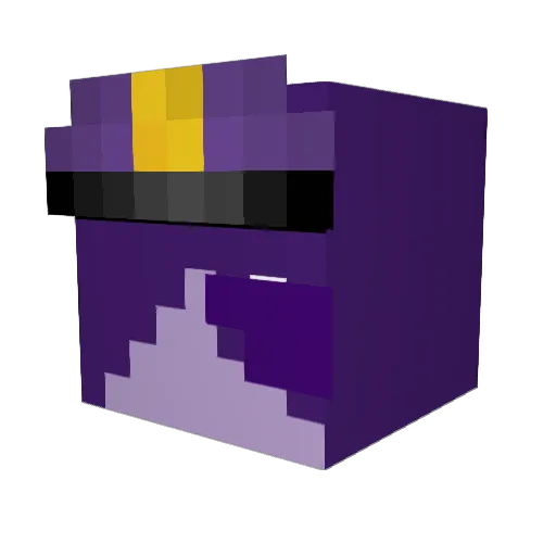 ninjezzo Minecraft avatar head, 3D render