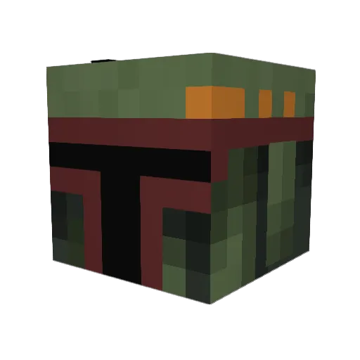 ninkunpoo Minecraft avatar head, 3D render