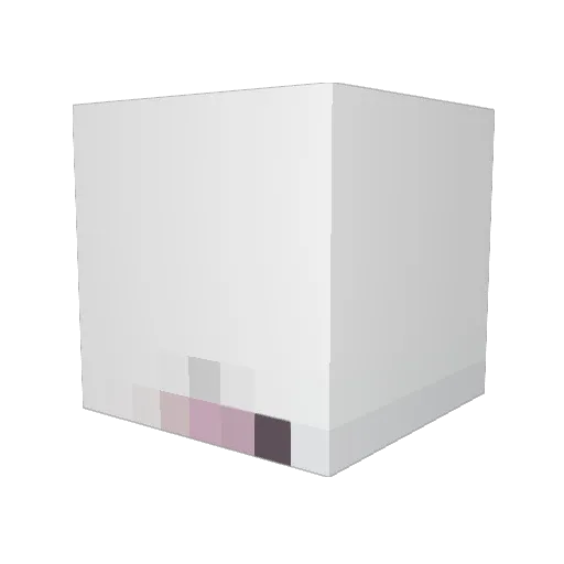 ninple_ Minecraft avatar head, 3D render