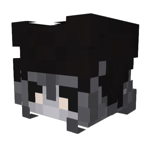 ninslmao Minecraft avatar head, 3D render