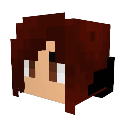nintendog61 Minecraft avatar head, 3D render