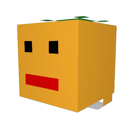 ninzin07 Minecraft avatar head, 3D render