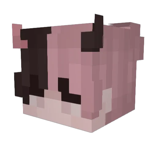 nioxio Minecraft avatar head, 3D render