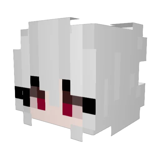 nipi26 Minecraft avatar head, 3D render