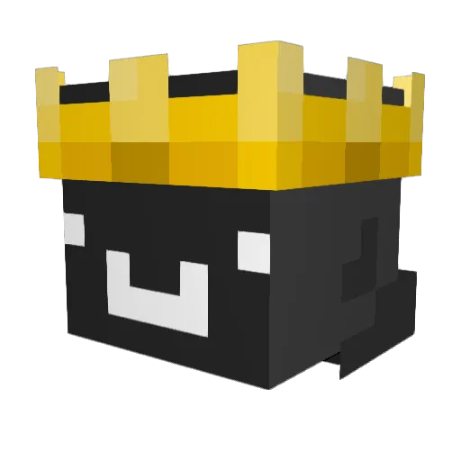 niplig_chickens Minecraft avatar head, 3D render