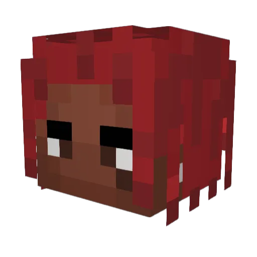 nique62 Minecraft avatar head, 3D render