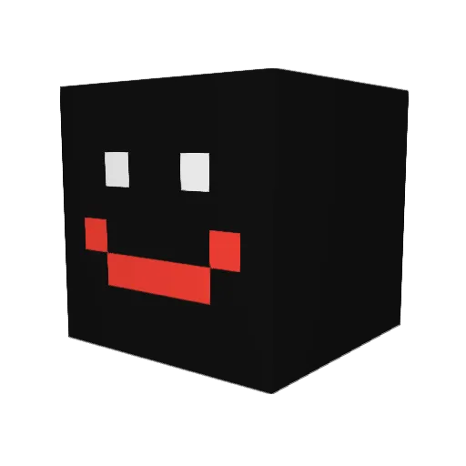 nir4y Minecraft avatar head, 3D render