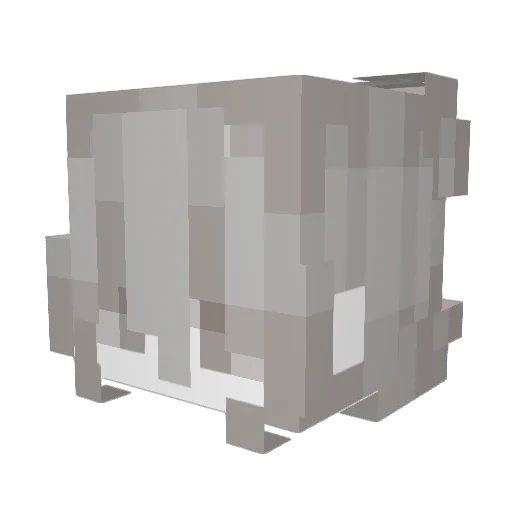 nirvanaazx Minecraft avatar head, 3D render