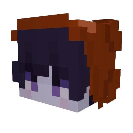 nirwys Minecraft avatar head, 3D render