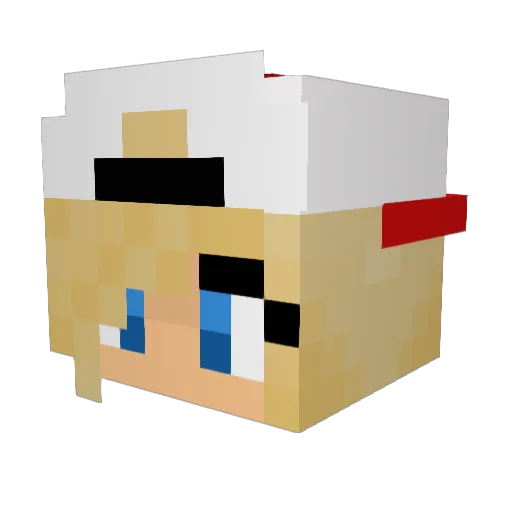nisabel11 Minecraft avatar head, 3D render