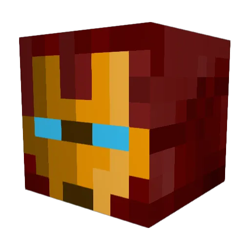 niscio Minecraft avatar head, 3D render