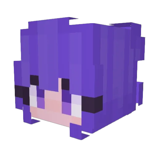 nisick Minecraft avatar head, 3D render