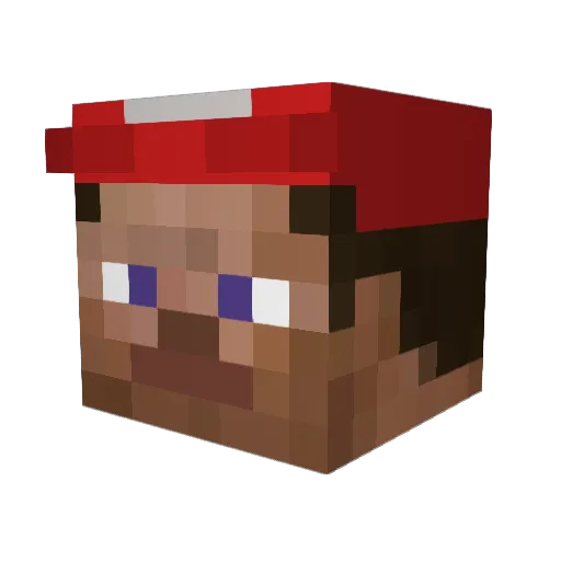 nismo23 Minecraft avatar head, 3D render