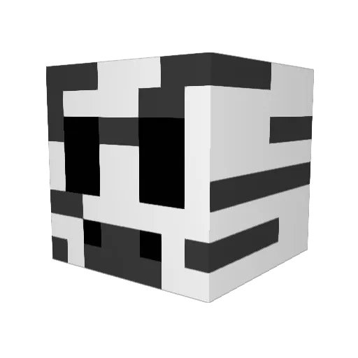 nisroos Minecraft avatar head, 3D render