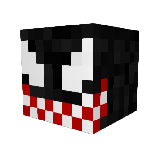 nissahh Minecraft avatar head, 3D render