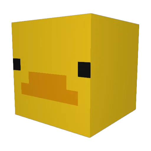 nissama Minecraft avatar head, 3D render