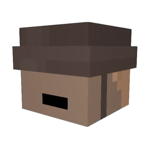 nisse19 Minecraft avatar head, 3D render