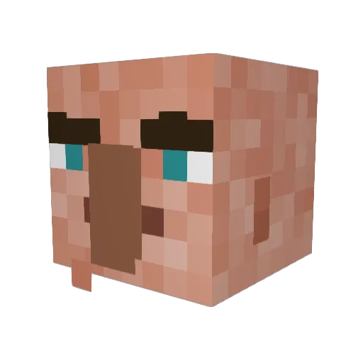 nissefar70 Minecraft avatar head, 3D render