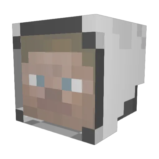 nissehutt Minecraft avatar head, 3D render