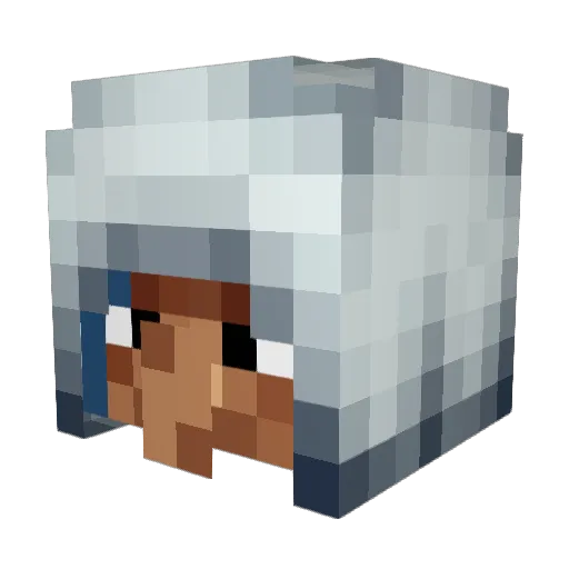 nissetheman Minecraft avatar head, 3D render