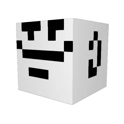nitchdude Minecraft avatar head, 3D render