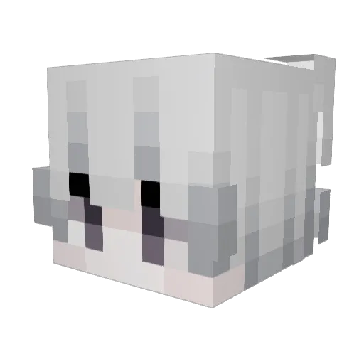 nithyko Minecraft avatar head, 3D render