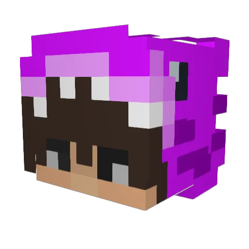 nitri0303 Minecraft avatar head, 3D render